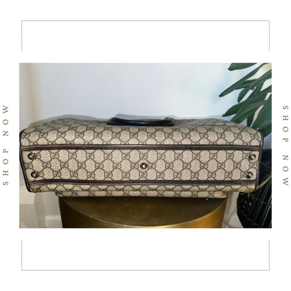 Vintage Gucci GG Supreme Canvas Satchel - Picture 5 of 16